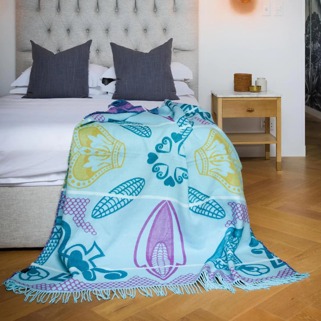 Bella vita - Basotho | Light Aqua/Kingfisher