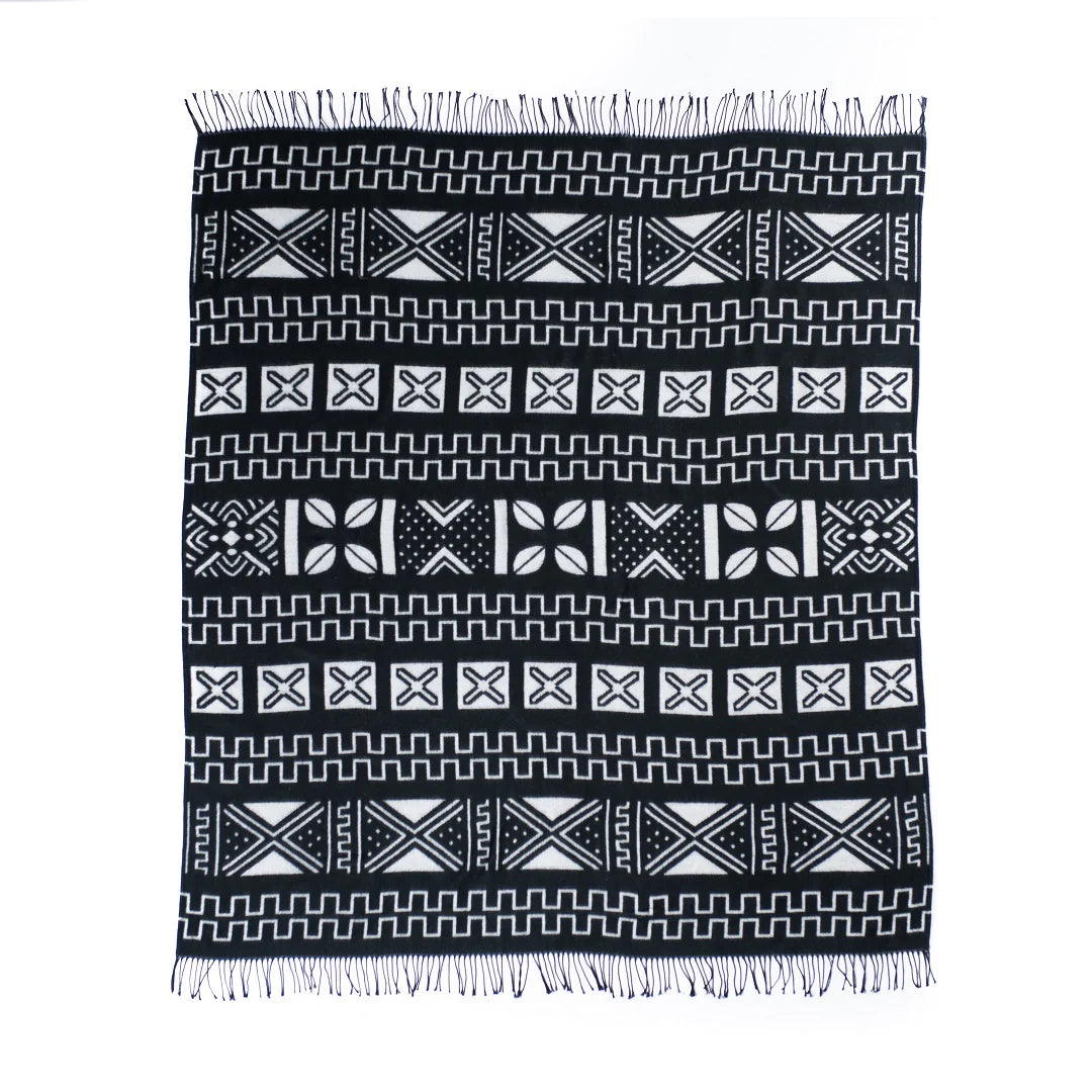 Mud Cloth  Black-Natural