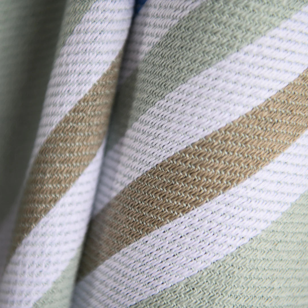 Protea Pin Stripe - Miami | Eggshell/Cobblestone